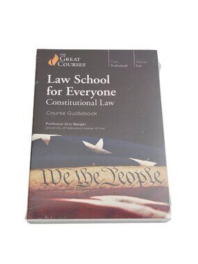 The Great Courses Law School For Everyone Guidebook DVD Sealed 2017 Eric Berger